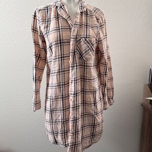 H&M pink flannel